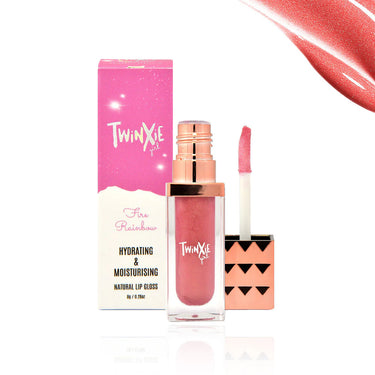 Flamingo Shine Glossy Pink Lip Gloss, Natural, Organic Lip Gloss